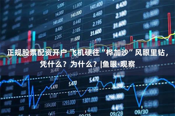 正规股票配资开户 飞机硬往“桦加沙”风眼里钻，凭什么？为什么？|鱼眼·观察