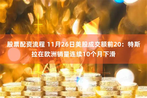 股票配资流程 11月26日美股成交额前20：特斯拉在欧洲销量连续10个月下滑