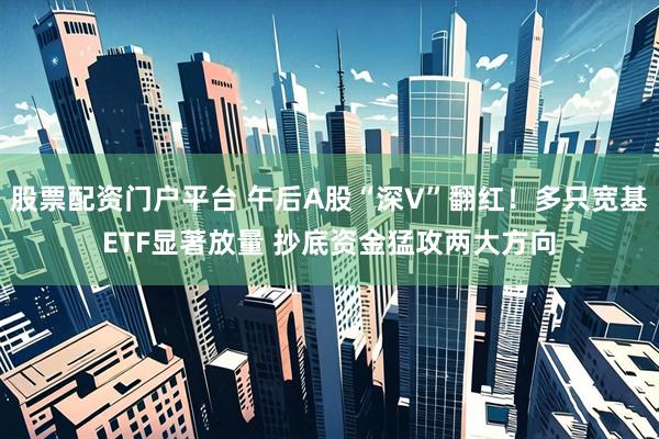股票配资门户平台 午后A股“深V”翻红！多只宽基ETF显著放量 抄底资金猛攻两大方向